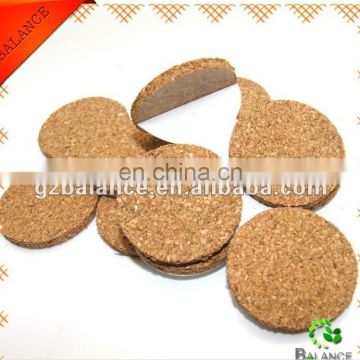 Hot sale cork floor protector pad with strong adhesive glue
