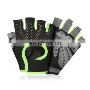 2021 Vivanstar New Design Breathable Fingerless Weight Lifting Gym Protective Gloves ST1203