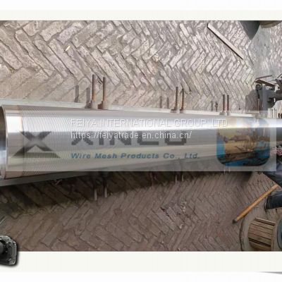 welded water well screen, Anti Aging Water Wire Screen , High Filtration Accuracy Johnson Screen Pipe
