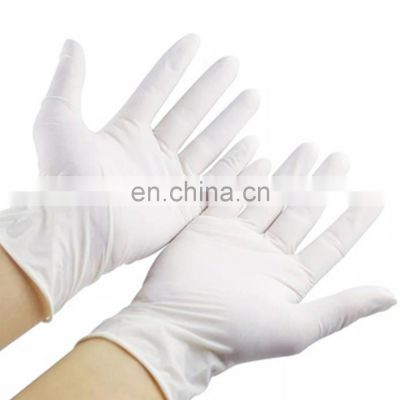 Manufacturer Latex Powder Free Non Sterile guanti in lattice Examination Gloves Medical Latex Gloves
