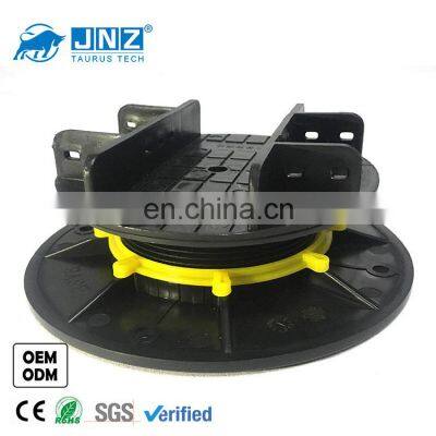 JNZ in stock wholesale screwjack joist support outdoor deck tile plastic adjustable pedestal deck system