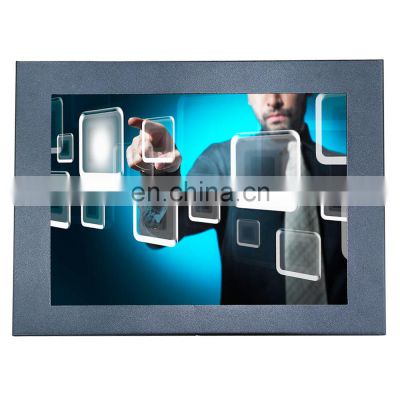 OEM industrial Metal Case Embedded 10.4inch Open Frame Monitor LCD Display VGA 75*75mm VESA