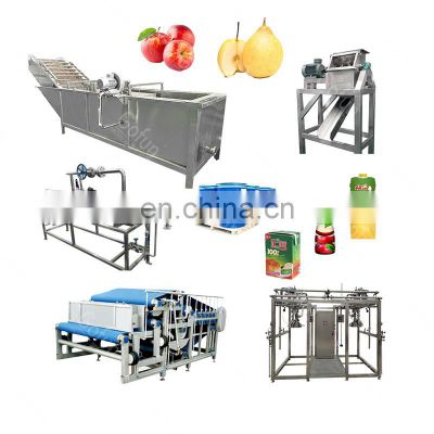 Industrial fruit juicer production line processing machine