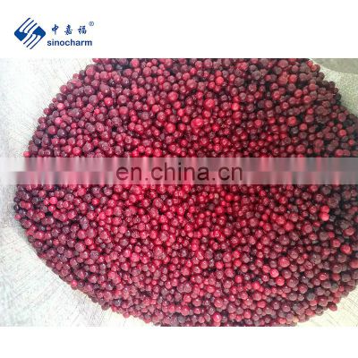 2021 Wild 95 % red color IQF Frozen lingonberry