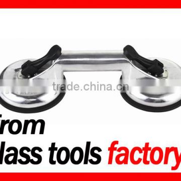 Aluminum Two Cups Diameter 123mm Vacuum Glass Suction Lifter