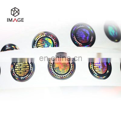 Sealed Tamper-Proof Anti fake Custom Laser Holographic Label with Printed SECURITY Word
