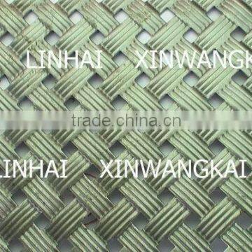 Rattan plaited hole perforated metal mesh