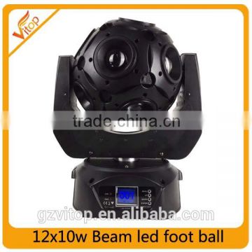 Disco magic ball 12pcs 20watts 4in1 led foot ball moving head beam light