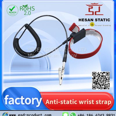 Anti Static Antistatic ESD Adjustable Wrist Strap Band Grounding Wire alligator