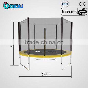 8ft trampoline with enclosure