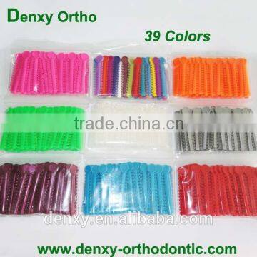 Orthodontic materials dental o-rings dental elastics ligature tie
