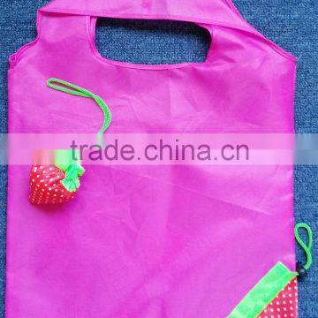 canvas strawberry shopping bag
