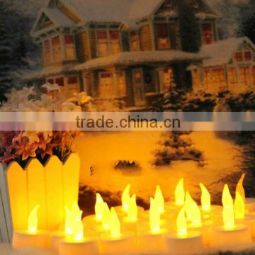 yellow led candles