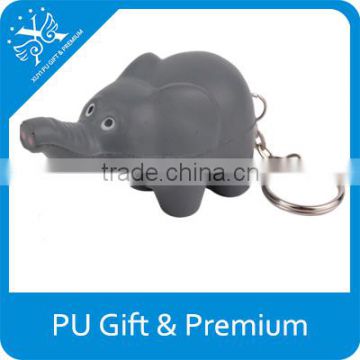 2014 china promotional pu animal shaped keychain