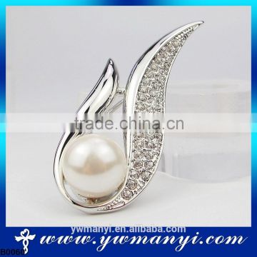 Hot sale fake jewelry wholesale indian jewellery brooch for slippers hijab pins B0060