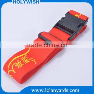 Low price custom webbing luggage strap luggage strap with locking buckle