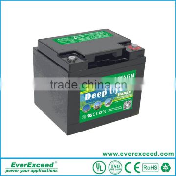Factory direct sell popular promotional agm deep cycle agm lead acid battery