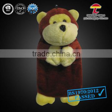 high quality toy hot water bag with animal cover Monkey