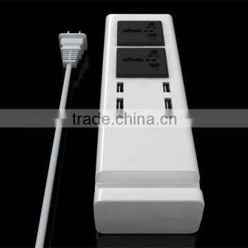 2015 Newest 4 Port USB Charger 5V 2.4A output for Mobile Phone and Tablet