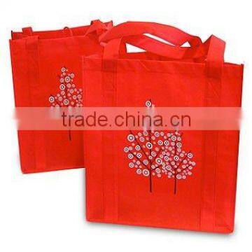 CN lowest price stocklot/overstock polyester shopping bag