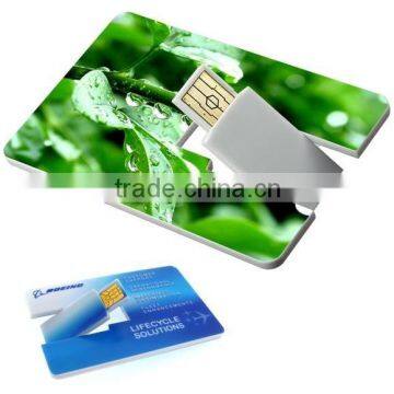 Plastic usb card without logo