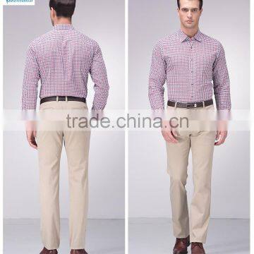 Customized Men's Fashion Slim Fit Casual Trousers customized mens cotton khaki pants