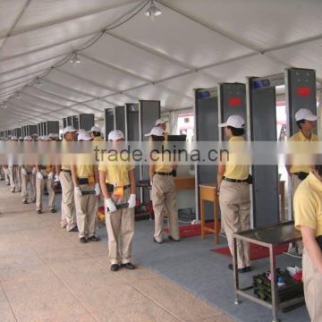 Professional Supplier of Walk through door frame Detector/metal detector security gate walk through for Beijing Olympic Games