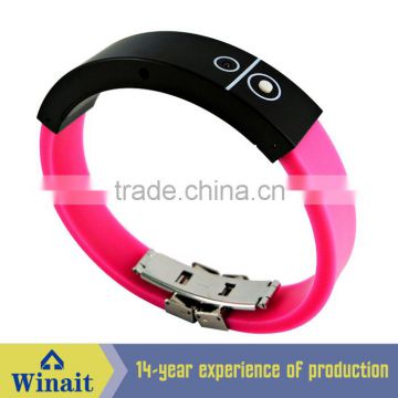 Hot Sale Wrist Mobile Bluetooth Bangles Silica Gel Hand Belt Bluetooth WT-16