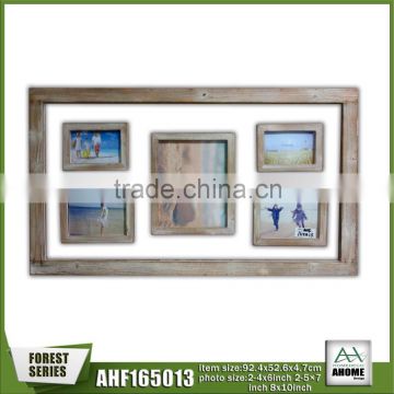 Beautiful Multi Opening Glass Wood Picture Frame Wall Decorative Photo Frame