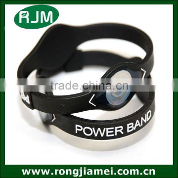 Popularity health care hologram bracelet. ion power band sport bracelet