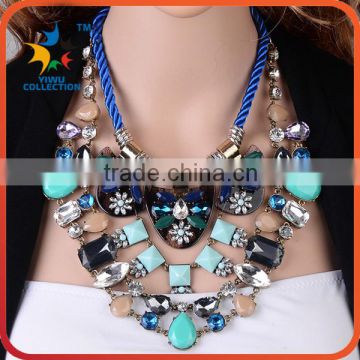 Thousands styles 2016 wholesale statement necklace,imitation jewellery,long chain imitation necklace