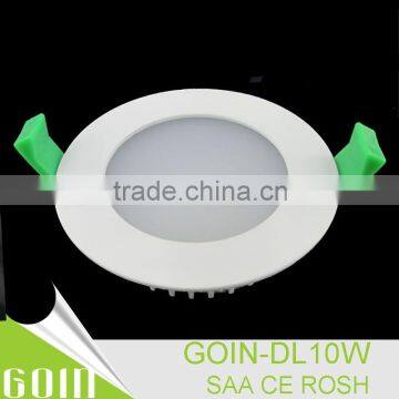 dimmable 7w led downlight 10W/12W/15W/18w led downlight cutout 70mm/90mm SAA approval Australia recessed 6w led downlight