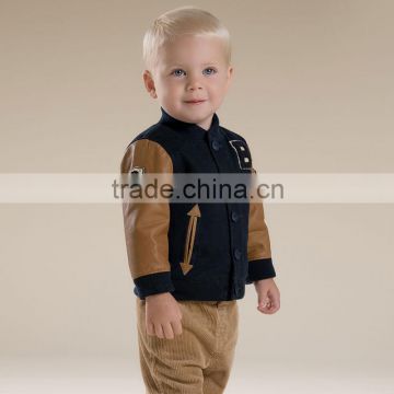 DB2748 dave bella 2015 autumn winter infant outwear baby boy padded jacket cool jacket boys fashion coat boy bassball jacket                        
                                                Quality Choice
