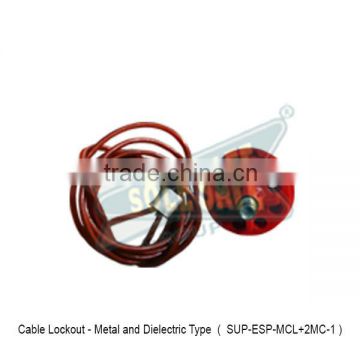 Cable Lockout - Metal and Dielectric Type ( SUP-ESP-MCL+2MC-1 )