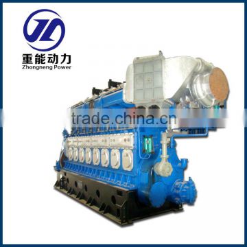 Factory direct 1600kw Turbocharge Heavy fuel oil(HFO) engine and generator set for sale