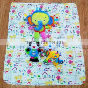 Mixed colors wholesale cotton unisex baby play mat