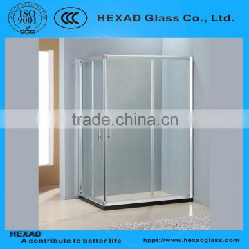 Hexad Saqure Shape 8/10mm Tempered Glass Shower Enclosure