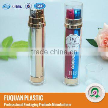 2014 50ml new designed fancy double tube bottles