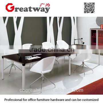 manager table melamine Front modesty panel wooden table design office table(QE-24M-1)
