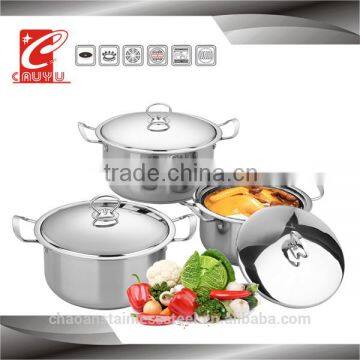 Straight wholesale casserole cookware set CYTG6-2