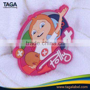 high quality China custom soft pvc rubber label