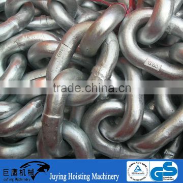 Grade 80 galvanized link chain china factory link chain