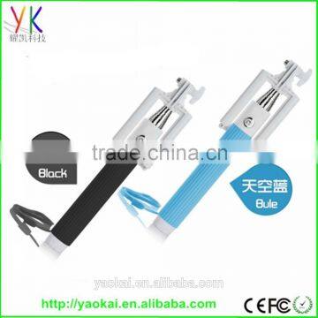 Foldable high quality bluetooth monopod selfie stick