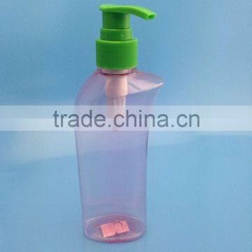 200ml empty shampoo bottle with pump transparent handstand hair conditioner bottle