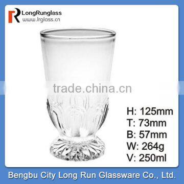 LongRun 250ml latest design fancy ice cream cup/drinking glass cups