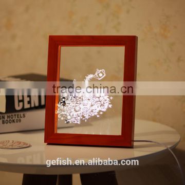 Hot selling wood and plexiglass frames with low price