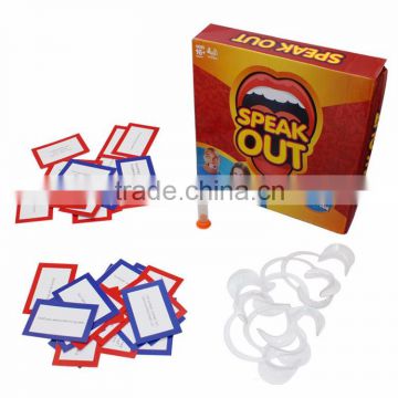 New arrival Speak Out Game 2016 Best Family Board Game