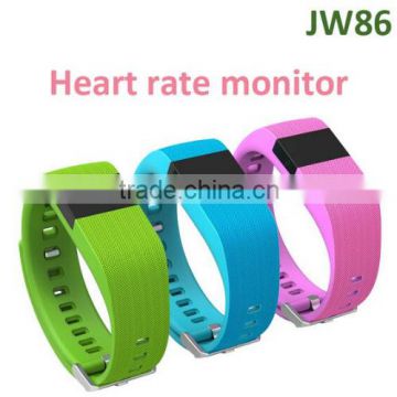 JW86 Wristband Smart Bracelet Bluetooth 4.0 Fitness Activity Tracker Pulsera heart rate wireless sport band upgrade TW64S