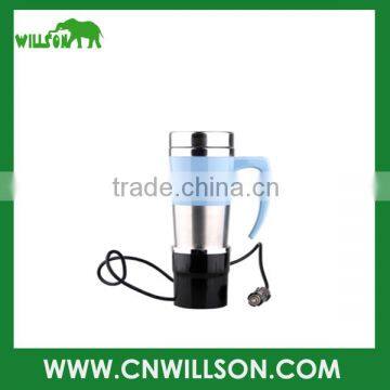 wholesale cups and stainless steel mugs with different shapes color,electric water cup