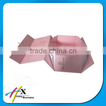 Fancy customized printing foldable paper box for gift